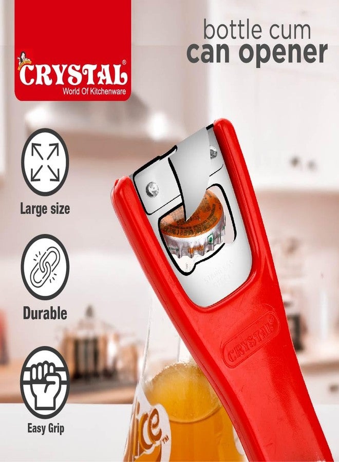 Crystal - MKA011 Stainless Steel Bottle Cum Can Opener, Multicolor - Image 4