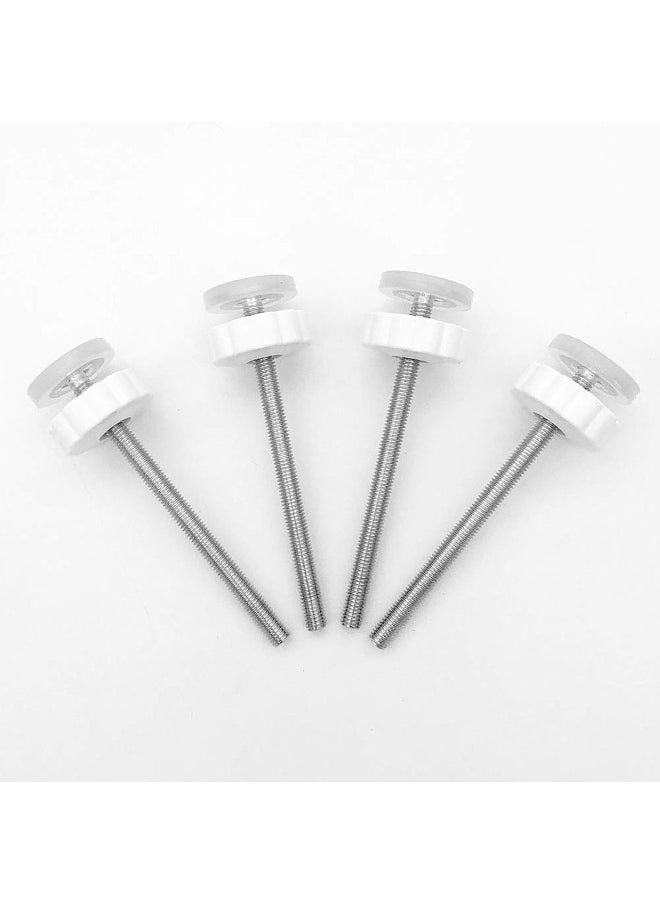 vmaisi vmaisi 4 Pack Pressure Gates Threaded Spindle Rods M8 (8 mm), Baby Gates Accessory Screw Bolts Kit Fit for All Pressure Mounted Walk Thru Gates (8mm 4 Pack)  - Image 1