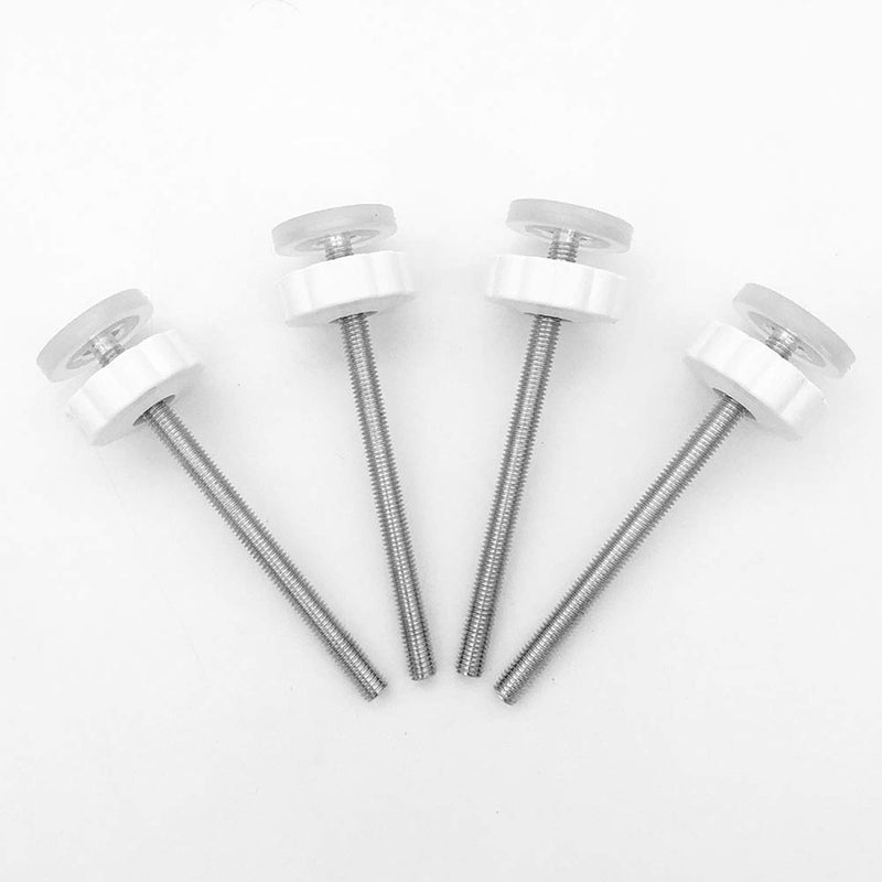Vmaisi 8MM Pressure Gates Threaded Spindle Rods, Baby Gates Accessory Screw Bolts Kit Fit for All Pressure Mounted Walk Thru Gates 4 Pack - Image 1