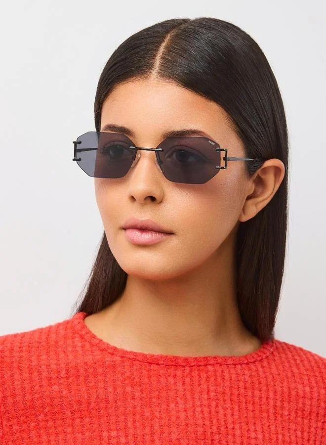 Blackout BlackOut Unisex Pente Geometric Sunglasses