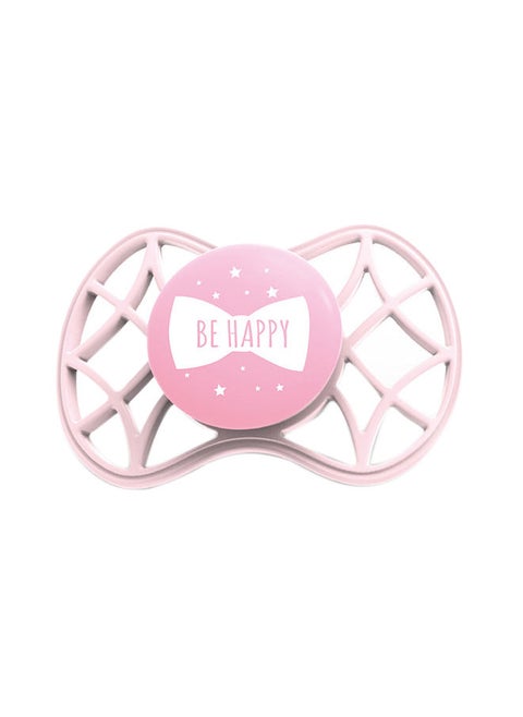 Soother With Orthodontic Teat 0M+ - Rose Quartz