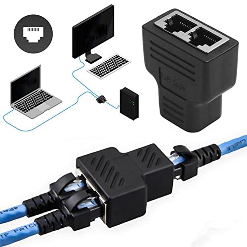 CARE CASE® (Pack of 1 RJ45 Splitter Adapter 1 to 2 Dual Female Port 8P8C Extender Plug LAN Network Socket Connector for Cat5/Cat5e/Cat6/Cat7 Coupler with Shield [Anti-Signal Interference](Pack of 1) - Image 5