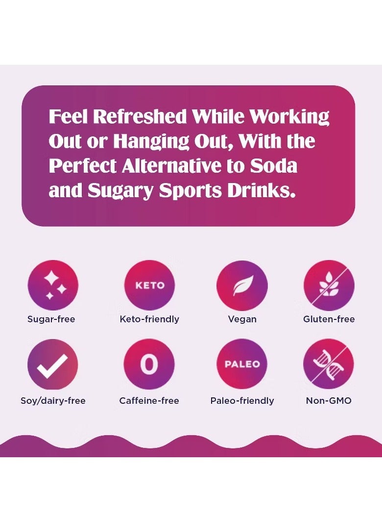 Ultima Replenisher Ultima Replenisher 6 Essential Electrolytes Raspberry 20 Stickpacks - Image 5