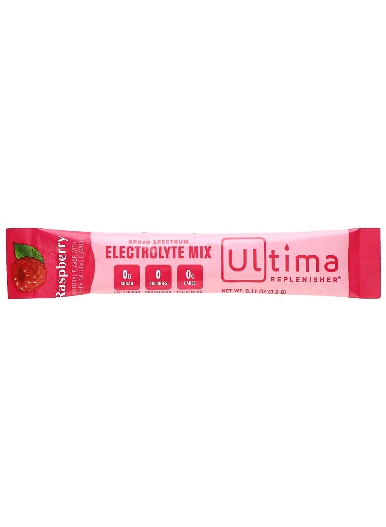 Ultima Replenisher Ultima Replenisher 6 Essential Electrolytes Raspberry 20 Stickpacks - Image 4