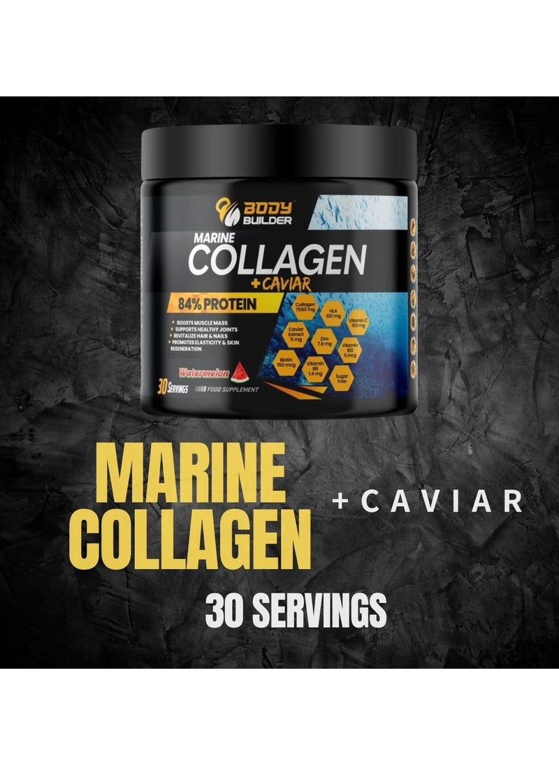 Body Builder - Body Builder Marine Collagen plus Caviar, Lemonade, 270 Gm - Image 1