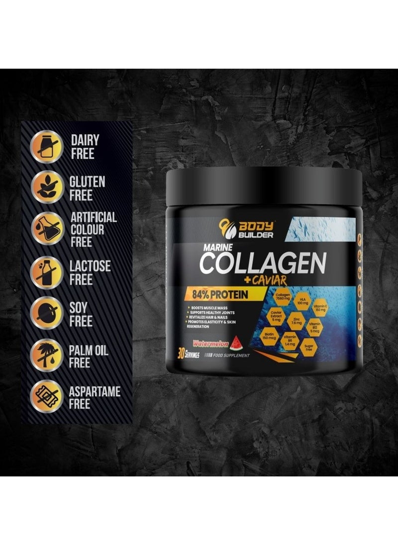 Body Builder - Body Builder Marine Collagen plus Caviar, Lemonade, 270 Gm - Image 1