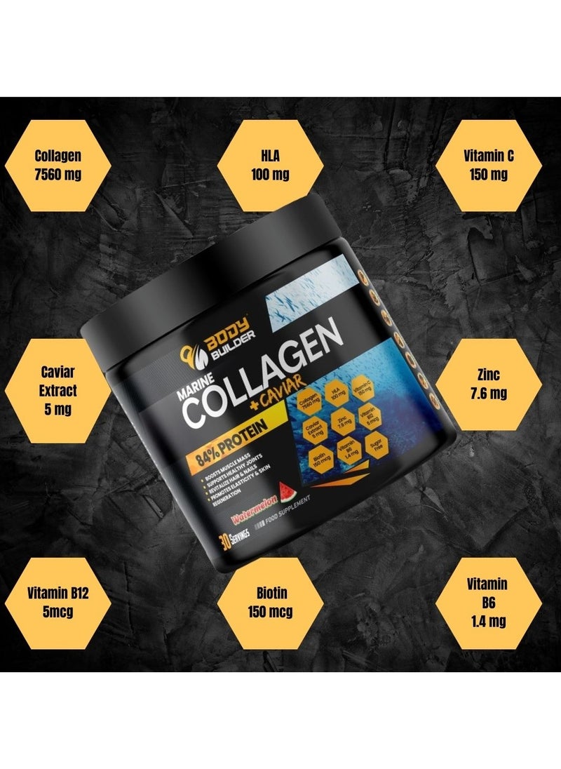 Body Builder - Body Builder Marine Collagen plus Caviar, Lemonade, 270 Gm - Image 1