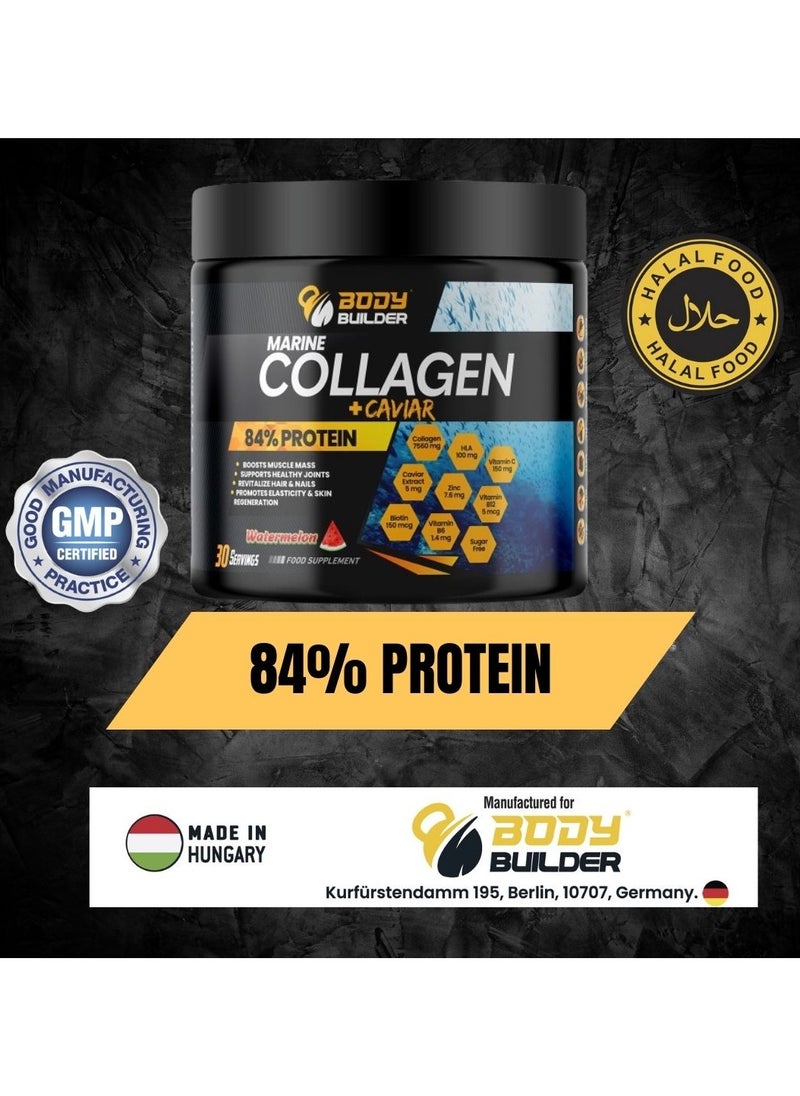 Body Builder - Body Builder Marine Collagen plus Caviar, Lemonade, 270 Gm - Image 1