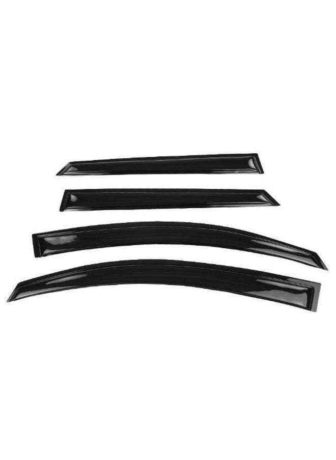 NIBEMINENT Window Visor Rain Guard Deflector For VW Touran 2006-2015 