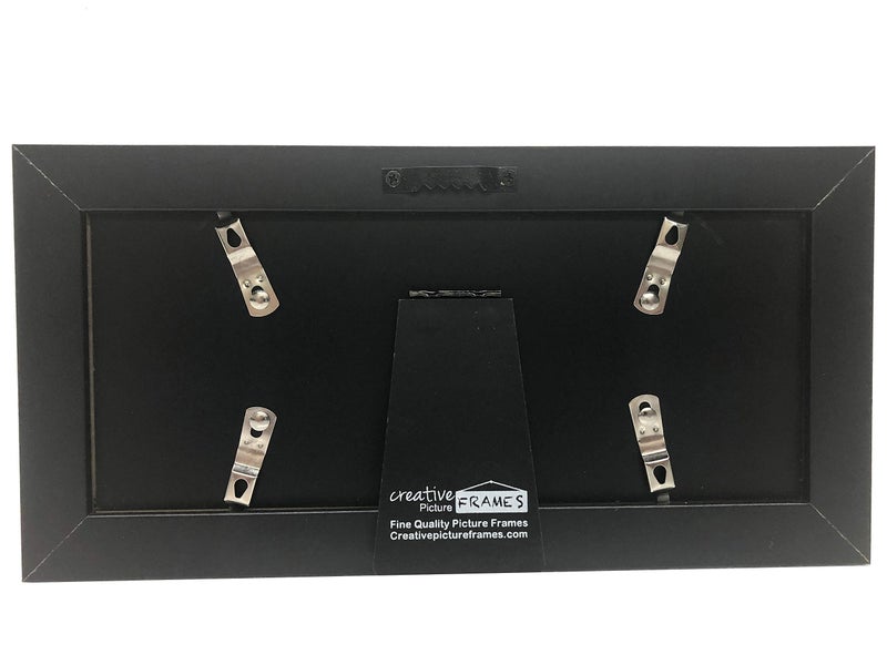 Creative Picture Frames [$4x9bk-b Black First Dollar Frame with Black Matting  Easel Stand and Wall Hanger Included - Image 4