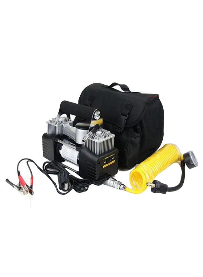 Dual Cylinder Car Tyre Inflator Air Compressor Pump - Image 1
