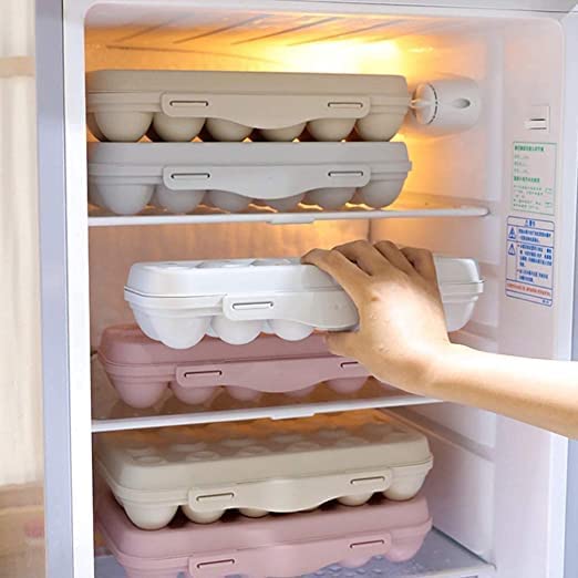 PAVITYAKSH 18 Grids Egg Storage Box egg storage basket for Refrigerator home kitchen Eggs Carrier Container Plastic Egg Holder Trays - Image 4