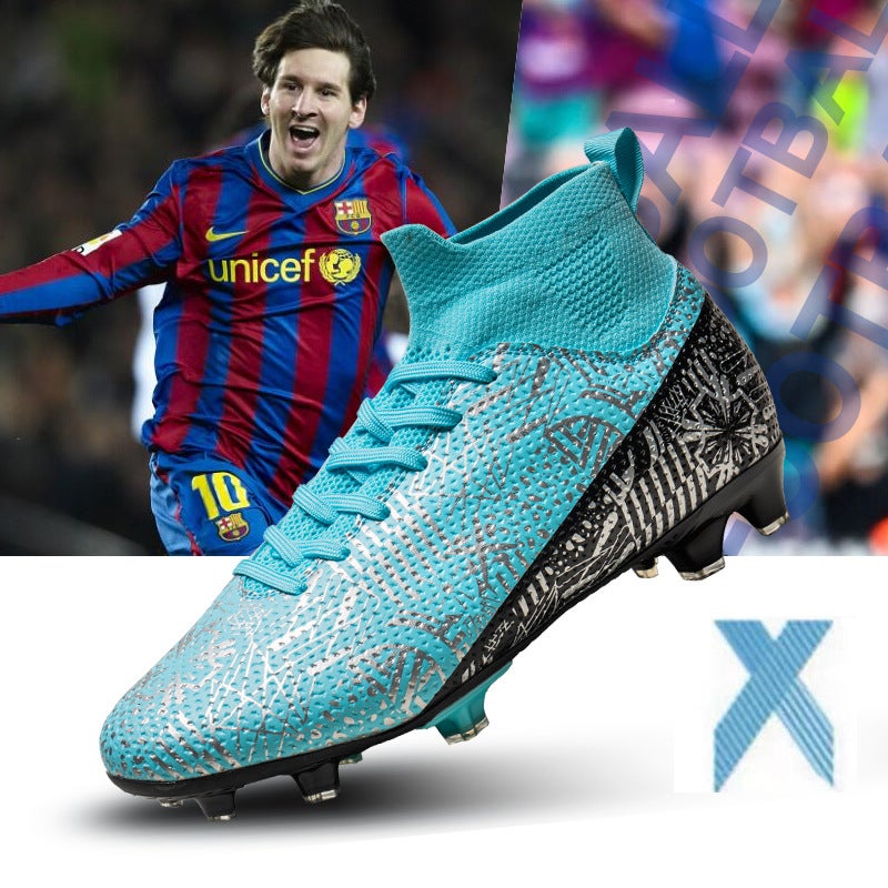 Distribution Of Xiyin Football Shoes Men'S High-Top Long Broken Nails Students Children Boys Training Sneaker - Image 3