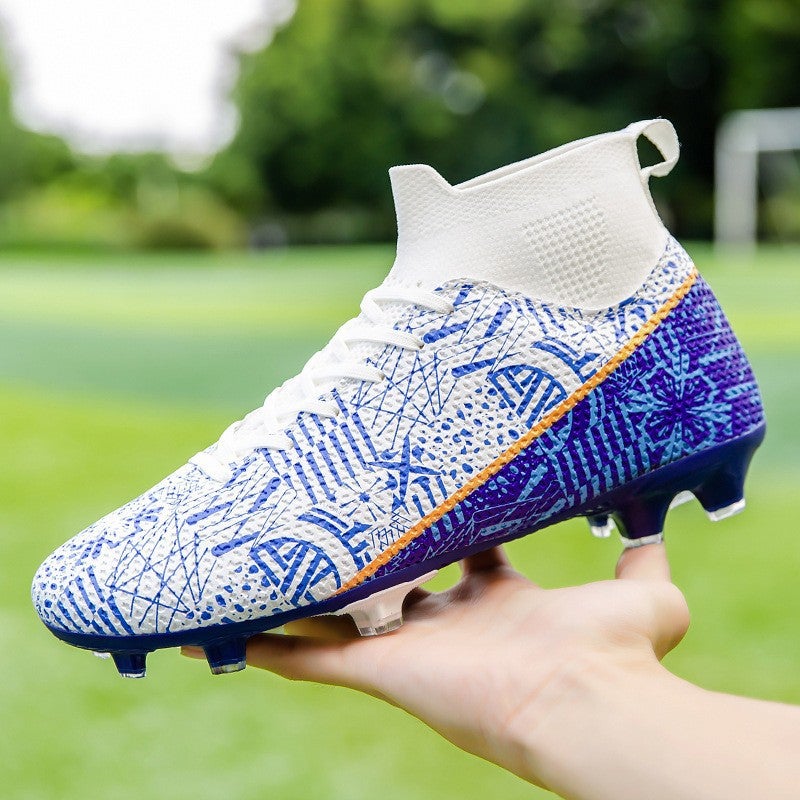 Distribution Of Xiyin Football Shoes Men'S High-Top Long Broken Nails Students Children Boys Training Sneaker - Image 2