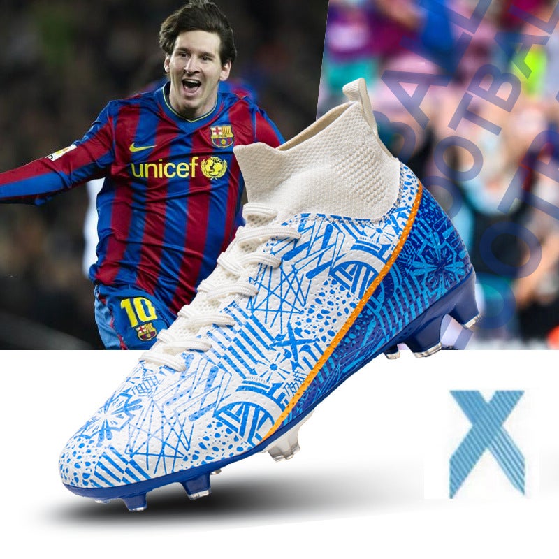 Distribution Of Xiyin Football Shoes Men'S High-Top Long Broken Nails Students Children Boys Training Sneaker - Image 5