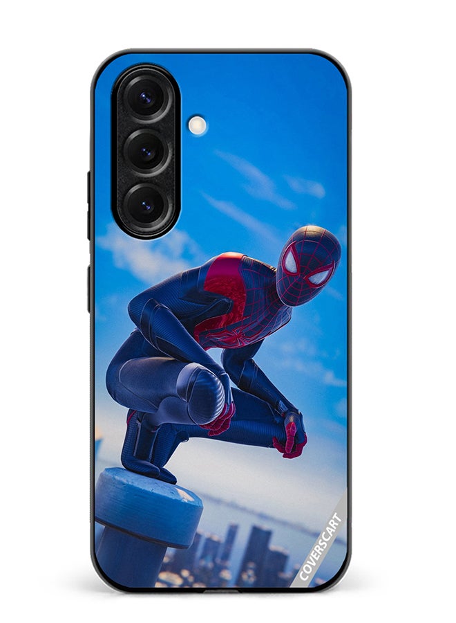 Protective Case Cover For Samsung Galaxy S25 Plus Spiderman Design Multicolour