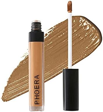 Phoera FullCoverage Matte Liquid Concealer Waterproof OilFree Camouflage for Dark Circles Acne Scars UnderEye 108 Amande