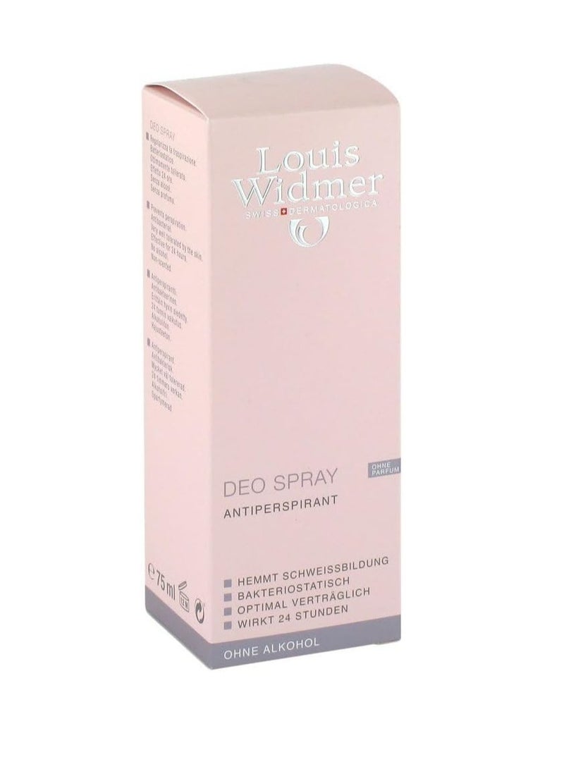 لويس ويدمر Louis Widmer Deodorant Emulsion Spray 75 ml - Image 2