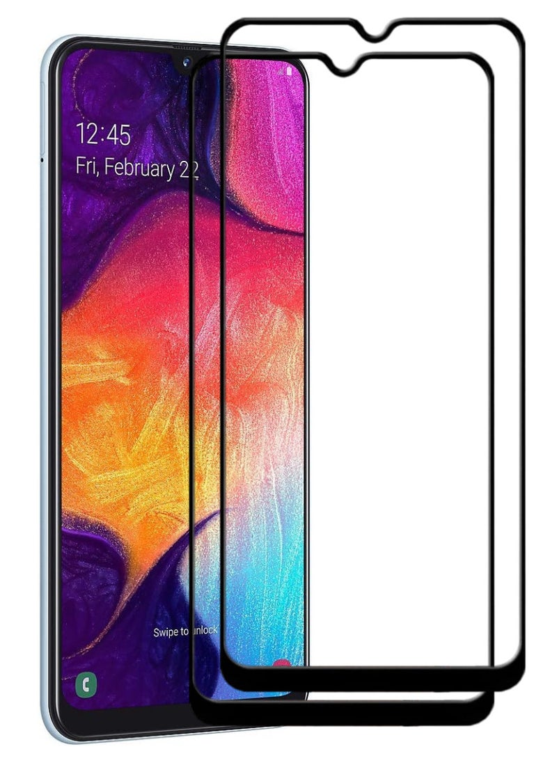 ACLIX 2 Pieces Antistatic ESD Dustproof Premium Quality High Definition Tempered Glass Screen Protector Designed For Samsung Galaxy A50 - Image 1