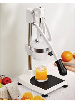 Generic Heavy metal professional squeeze hand Citrus juicer Combination of two different extrusion kits watermelon orange lemon pineapple pomegranate strawberry grape Sydney And plenty of other fruits (aluminum alloy stainless steel) white.  - Image 2
