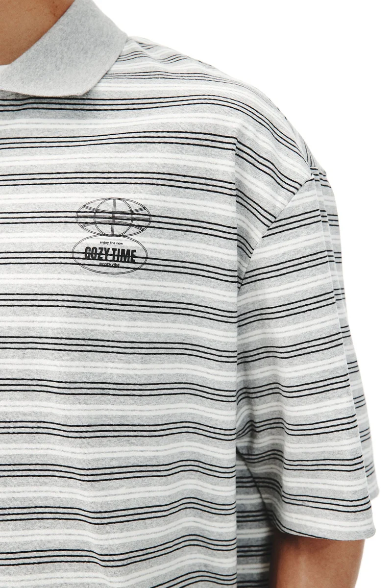 H&M  Loose Fit Cotton polo shirt for Men | Best Price UAE