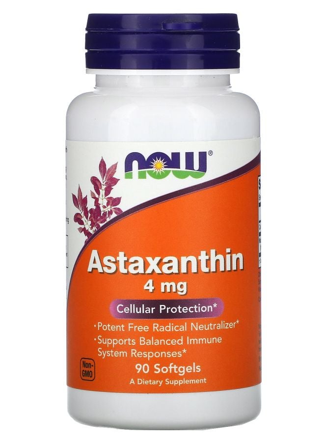 now Astaxanthin 4 mg 90 Softgels