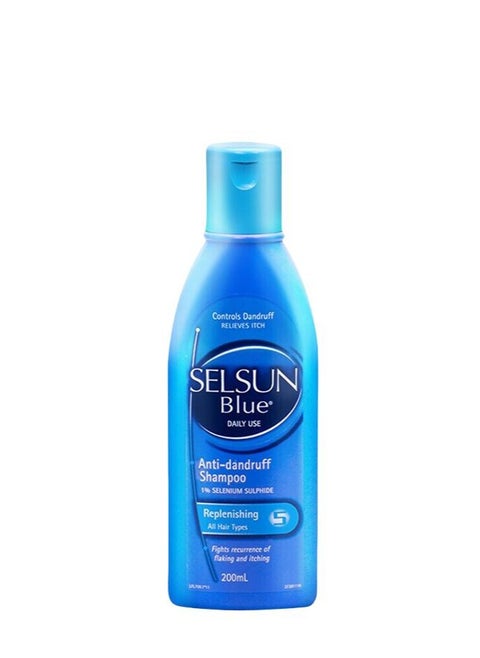 Anti-dandruff Shampoo 1% SELENIUM SULFIDE Replenishing All Hair Types Fights recurrence of faking and itching when used regularly 200mL