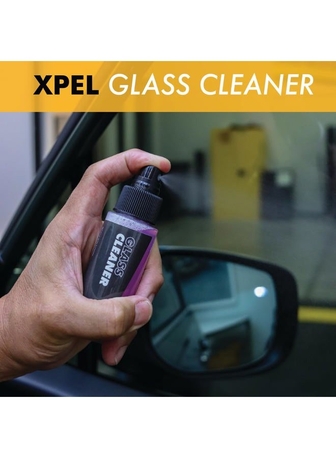 XPEL طقم العناية الداخلية 3 قطع – مجموعة تنظيف السيارة للأسطح الداخلية، الزخارف والزجاج | منظف داخلي، تعزيز سيراميك، منظف زجاج آمن للتلوين ومنديل ميكروفايبر فاخر في حقيبة تحمل علامة تجارية - Image 2