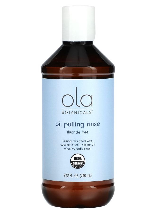 Dr. Mercola Oil Pulling Rinse Fluoride Free  8.12 fl oz (240 ml) 