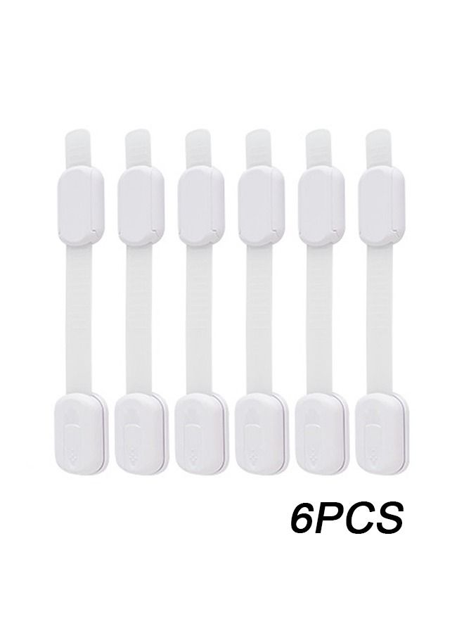 6PCS Baby Safety Lock Child Drawer Safety Lock Anti Pinch Baby Safety Lock Suitable for Cabinet Drawer Oven Refrigerator - Image 3