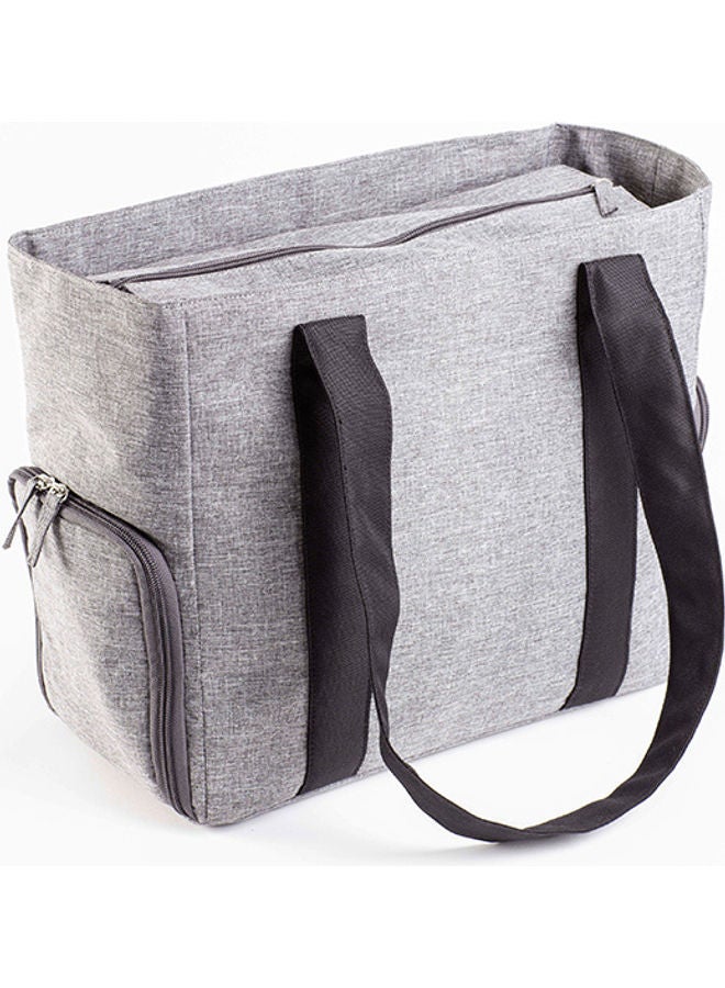 Dr. Brown’s Breast Pump Carryall Tote Bag, Heather Gray For Web - Image 2