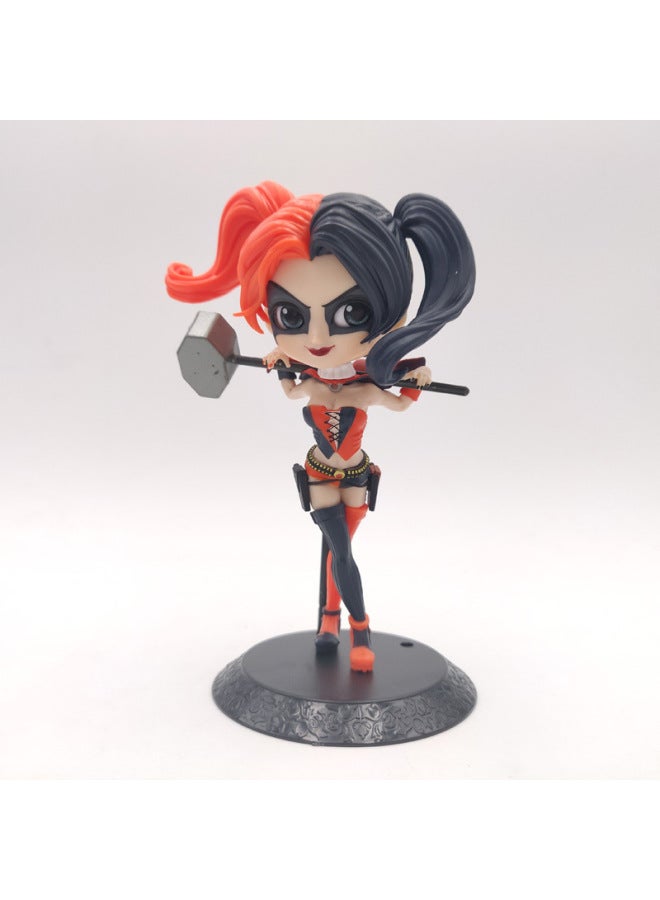 Clown Girl Harry Quinn Wonder Woman Woman Superman Catwoman Handset Car Ornaments Cake Decoration Doll-Color:Clown Woman-A - Image 1