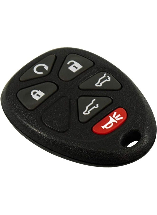 Keyless2Go Keyless Entry Car Key Replacement for Vehicles That Use 6 Button 15913427 OUC60270 Remote, Self-programming - 2 Pack - Image 2