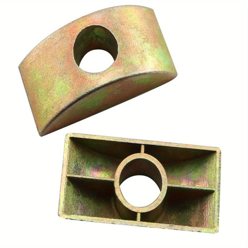 20 Pieces 8mm Hole Half Moon Nut Washer for Furniture Desks Tables Beds Stairs - Image 5