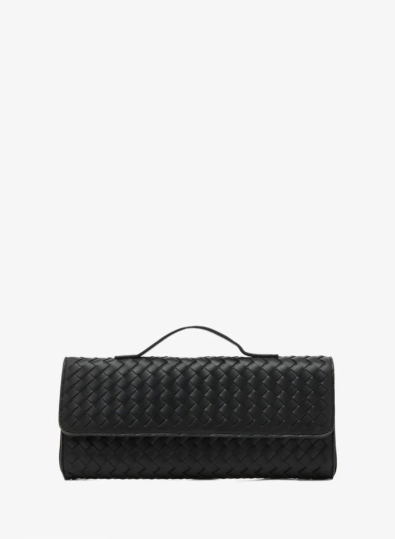 Glamorous BLACK QUILT Quilted Clutch Bag for Women | Best Price UAE