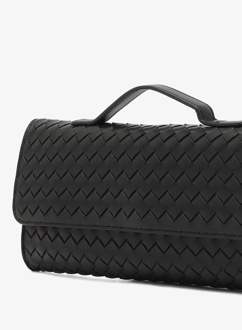 Glamorous BLACK QUILT Quilted Clutch Bag for Women | Best Price UAE