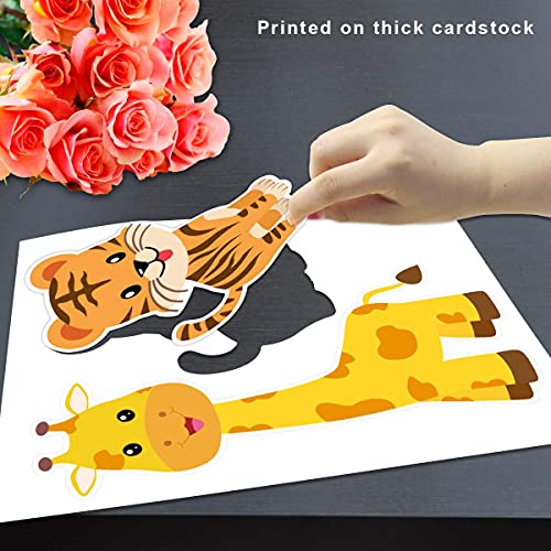 Festiko® 36 Pcs Zoo Animals Cutouts Safari Jungle Theme Birthday Party Decoration Cut-Outs for Room Decoration Birthday Decoration,Party Decoration Supplies - Image 3
