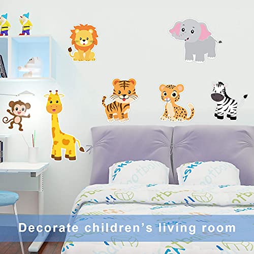 Festiko® 36 Pcs Zoo Animals Cutouts Safari Jungle Theme Birthday Party Decoration Cut-Outs for Room Decoration Birthday Decoration,Party Decoration Supplies - Image 4