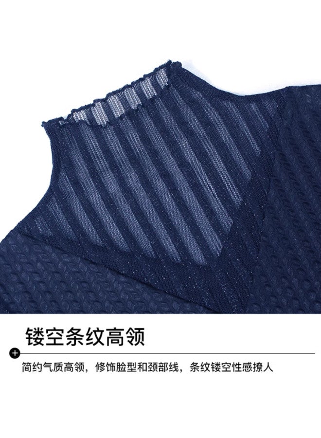 PLANDOO Fashionable Semi-High Neck Base Layer For Women, High-End Feel Suitable For Outer Wear, 2025 New Arrival - Image 3