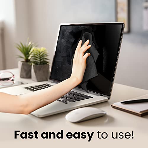 EVEO Computer Screen Cleaner Spray Kit, Streak-Free, TV Screen Cleaner for Smart TV, LCD, LED, OLED, Wipe Microfiber Cloth for Monitor, Laptop, iPad, Car, 6.7oz, 1 Pack - Image 5