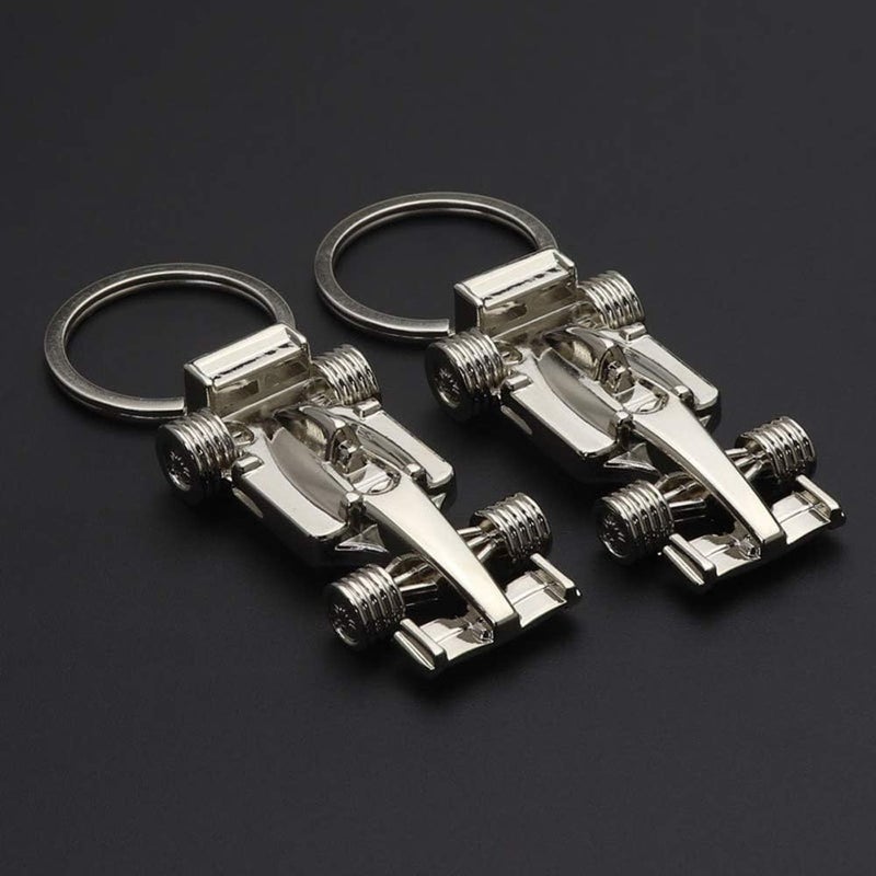 ADKEYFOD F1 Race Car KeyChain | Driver Keyfob gift for father husband boyfriends - Image 3