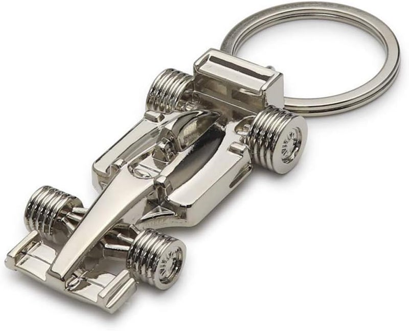 ADKEYFOD F1 Race Car KeyChain | Driver Keyfob gift for father husband boyfriends - Image 1