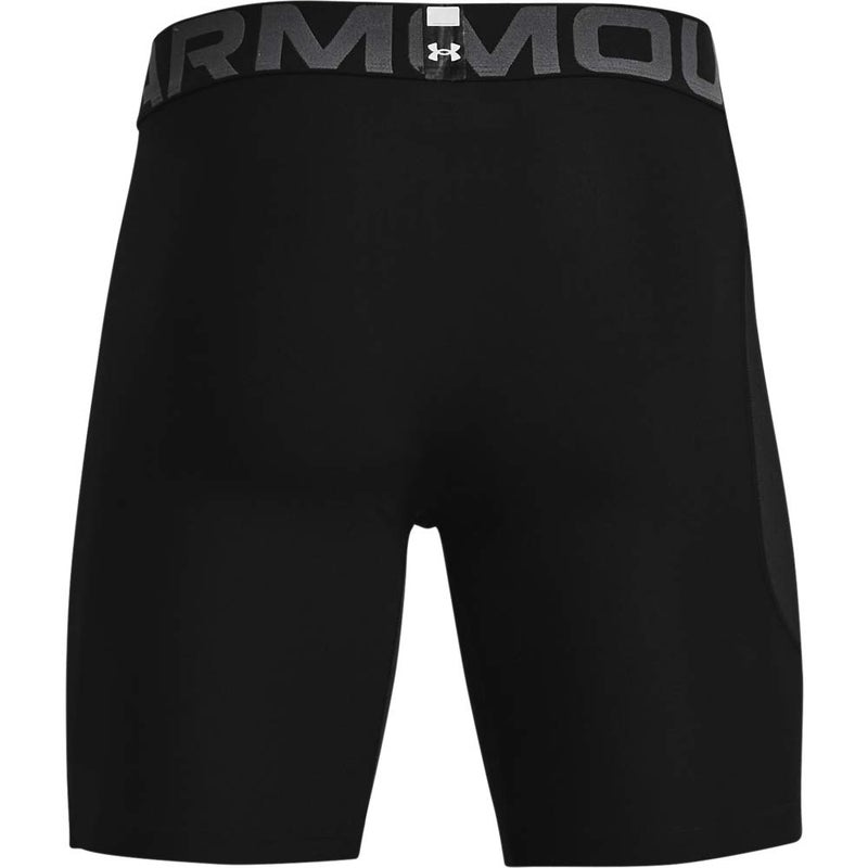 UNDER ARMOUR شورت ضغط حراري للرجال من أندر أرمور، أسود (001)/رمادي فاتح، صغير - Image 5