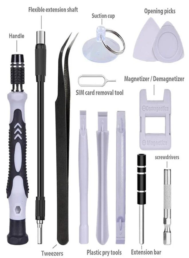 DS ENTERPRISE 115 in1 Precision Screwdriver Set, Maintenance Tools With Case for Electronics, Interchangeble Multipurpose Magnetic Slot Wrench Bits Repair Kit, Combination Screwdriver Set for Home Appliance - Image 3