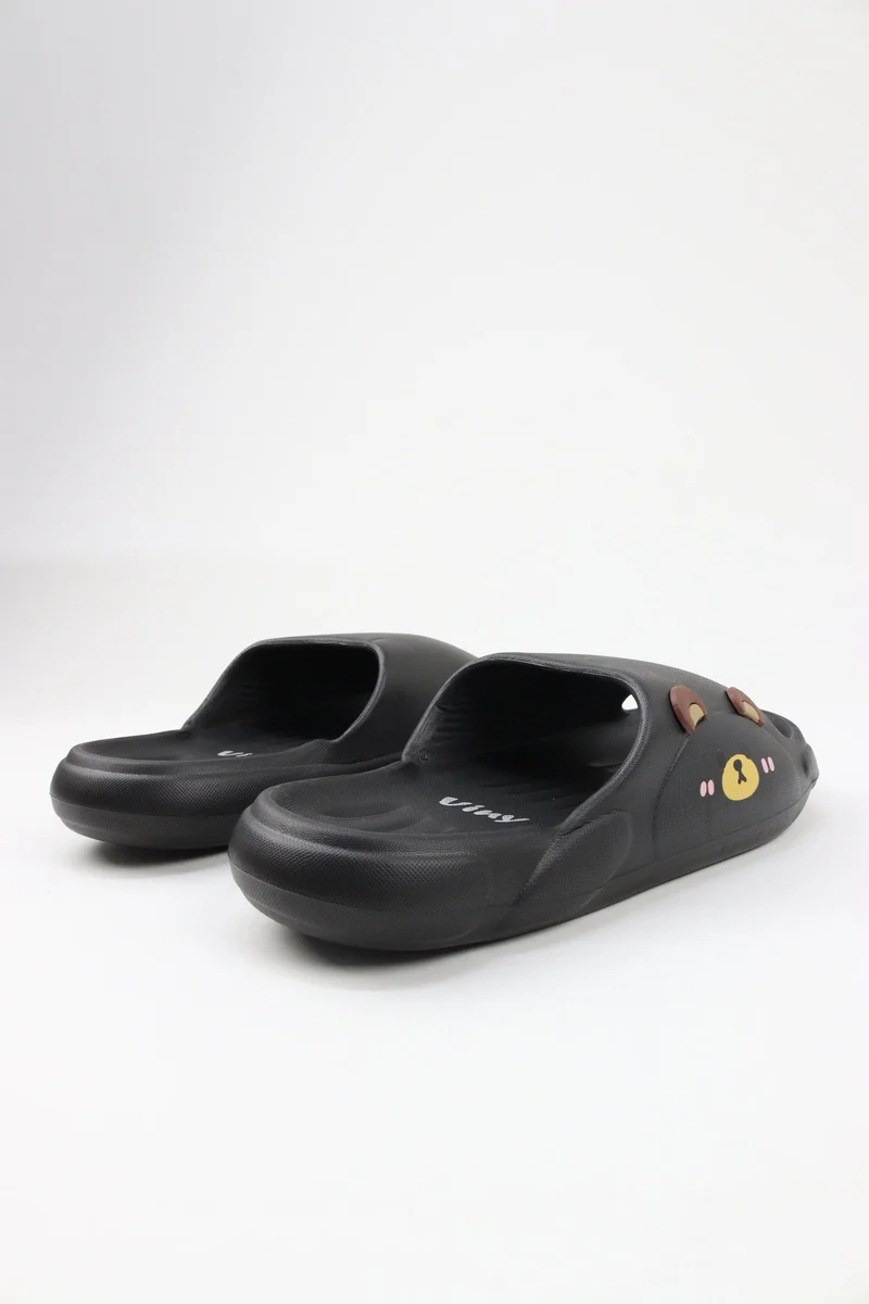 Viny BLACK Viny Women’s Cute Slide Slippers – Soft Lightweight Comfort Home & Casual Sandals for Women | Best Price UAE