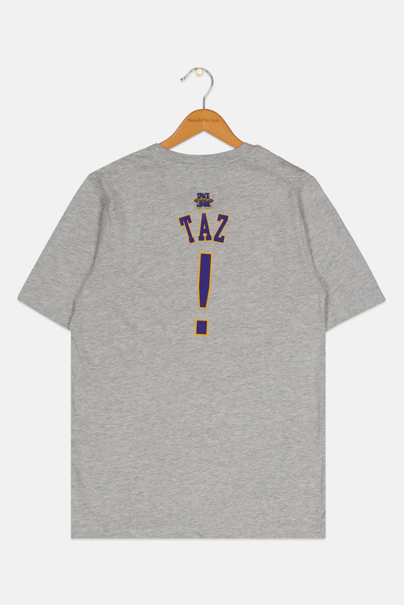 Space Jam Kids Boy Sportswear Fit Short Sleeve Outdoor T Shirt, Grey  - Image 2