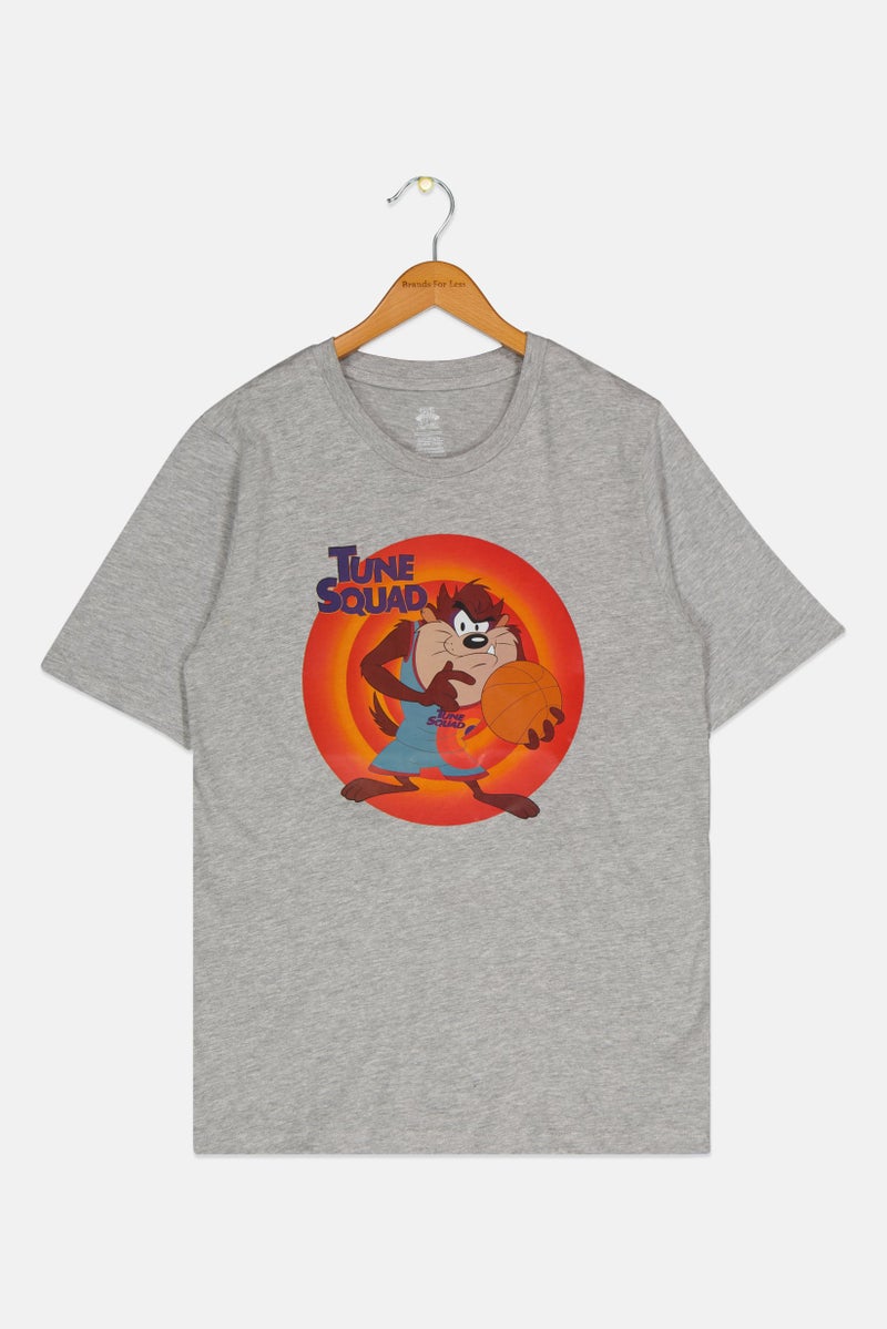 Space Jam Kids Boy Sportswear Fit Short Sleeve Outdoor T Shirt, Grey  - Image 1