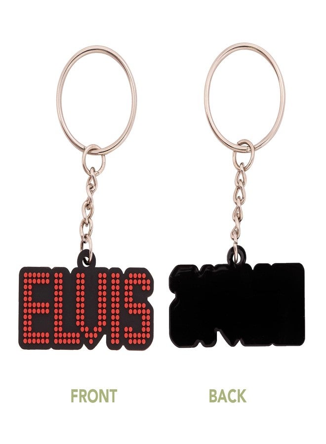 Desert Cactus Elvis Presley Keychain Decorative PVC Material Durable and Lightweight Great for Gifts and accessories (PVC Keychain B) - Image 5
