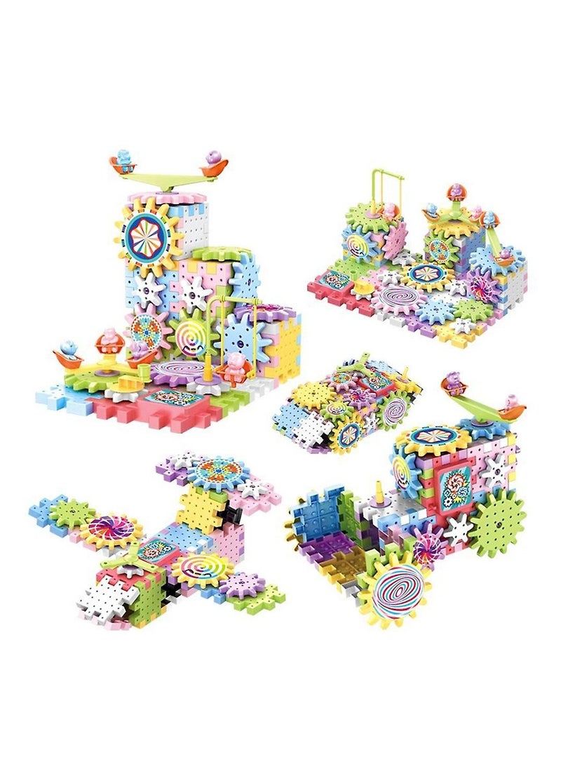 OASIS-TH 83-Pieces Electric Building Blocks Gear Toys Educational Toddler Toy Kit Construction Toys  - Image 5