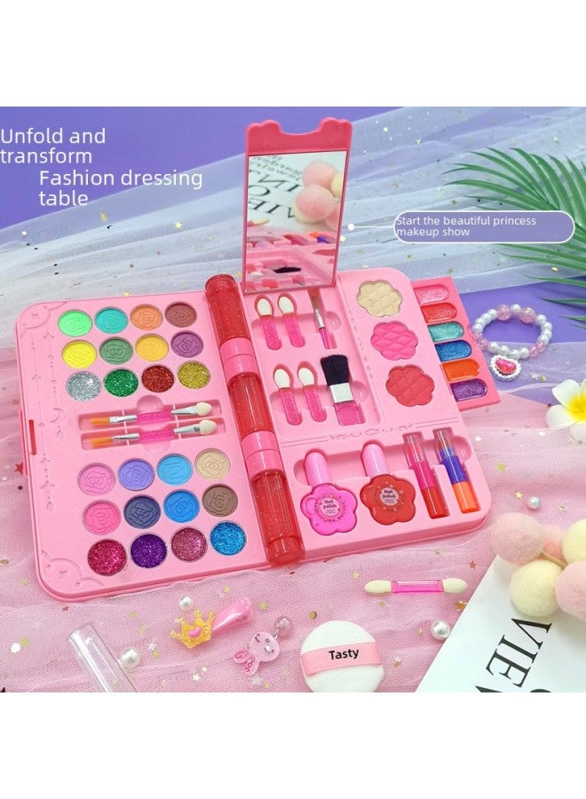 Kids Girls Makeup Set Princess Toys Birthday Gift Cosmetic Box Painting Makeup Dedicated Children's Play Toys-Color:(Modern Box)-Beauty Box - Image 5
